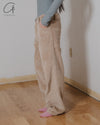 BASERANGE Indri pants Made in Portugal TRIN-CO-SP25 SAND